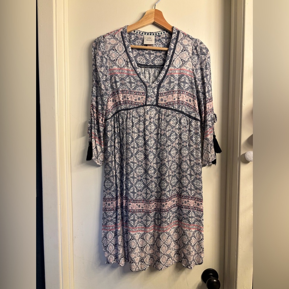 Knox Rose Dress with Arm Tassels